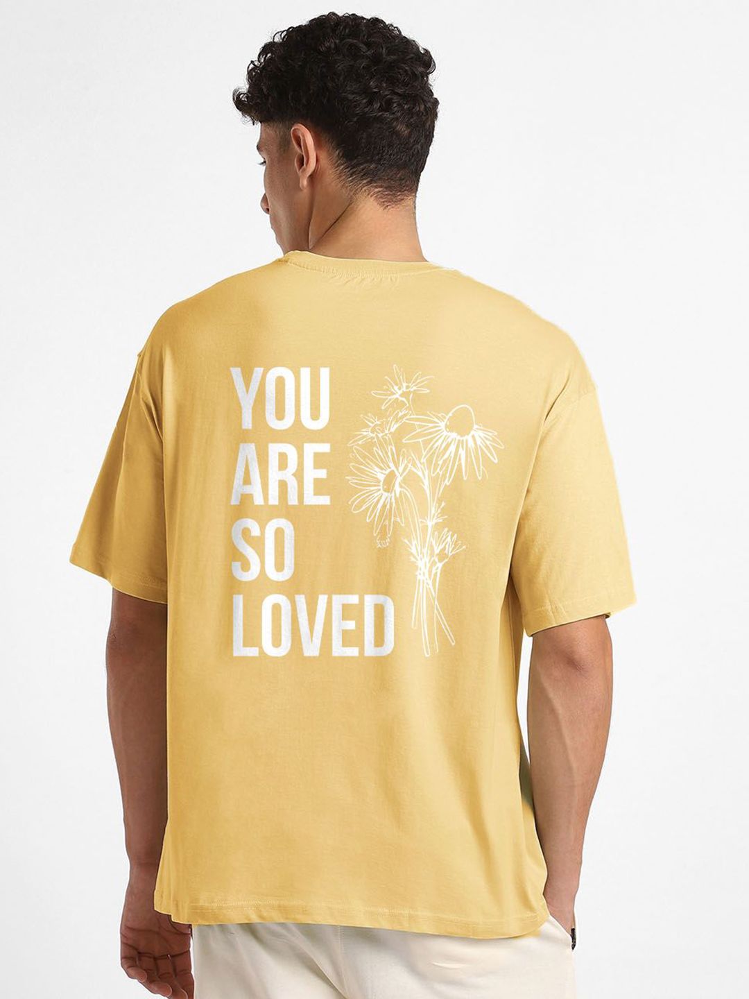 NOBERO Men Oversized Graphic Printed Cotton T-shirt
