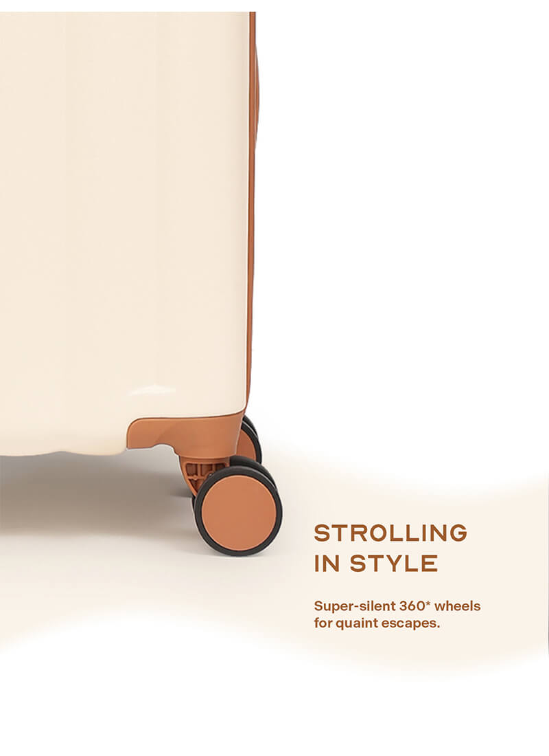Iris Combo | Beige | Cabin+Large Hard Luggage